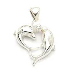 Delfin Anhänger aus Silber