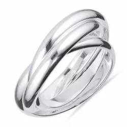 drei-in-einem Ring aus Silber