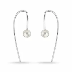 Perle Ohrhaken in Silber