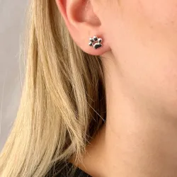 Pfote Ohrstecker in Silber - Little Ones