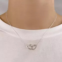 Herz Halskette mit Anhänger aus Silber