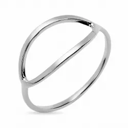 ovaler Ring aus Silber