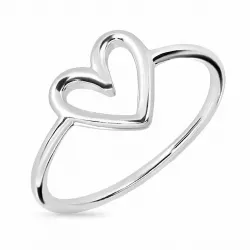 Herzen Ring aus Silber