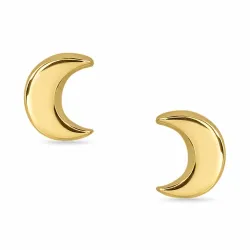 Mond Ohrringe in vergoldetem Sterlingsilber