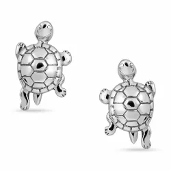 Schildkröte Ohrringe in Silber