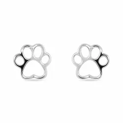 Pfote Ohrstecker in Silber - Little Ones