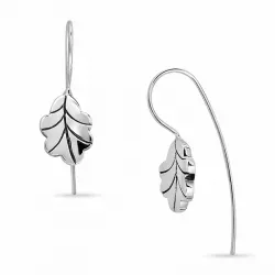 Blatt Ohrringe in Silber