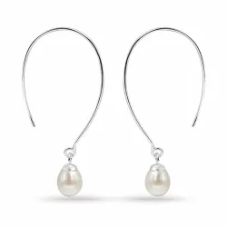 Perle Ohrhaken in Silber