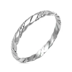 gewunden Ring aus Silber