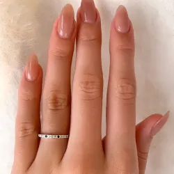 Blauem Zirkon Ring aus Silber