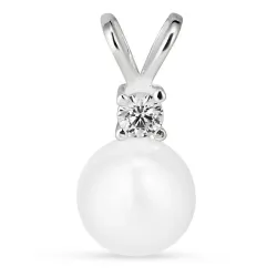 Perle Anhänger aus Silber