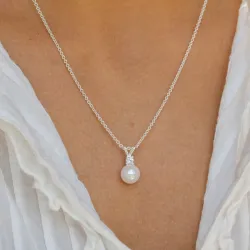 Perle Anhänger aus Silber