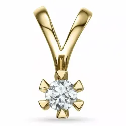0,30 ct Diamant Solitäranhänger in 14 karat Gold 0,30 ct