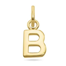buchstab b Anhänger aus vergoldetem Sterlingsilber - My Letter