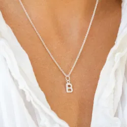 buchstab b Anhänger aus Silber - My Letter