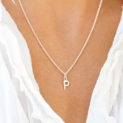 buchstab p Anhänger aus Silber - My Letter