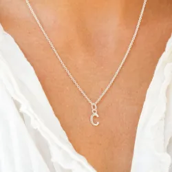 buchstab c Anhänger aus Silber - My Letter