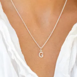 buchstab g Anhänger aus Silber - My Letter