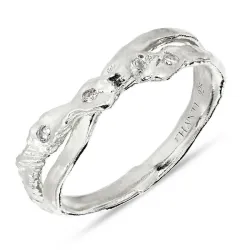 Zirkon Ring aus Silber