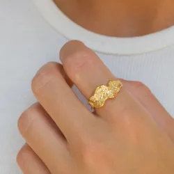 Ring aus vergoldetem Sterlingsilber