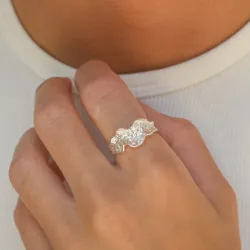 Ring aus Silber - Lumé Etched