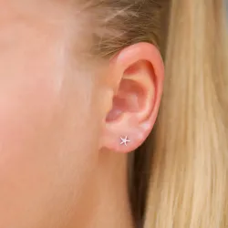 Seestern Ohrstecker in Silber - Lumé Etched