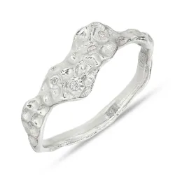 Zirkon Ring aus Silber