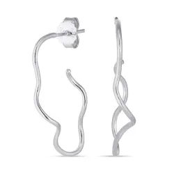 Halbkreolen in Silber