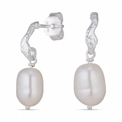 Perle Ohrringe in Silber - Lumé Etched