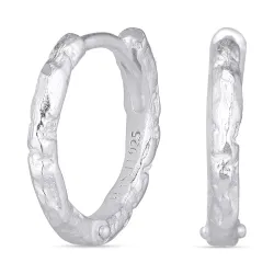 13,5 mm Kreole in Silber