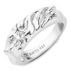 Ring aus Silber - Lumé Etched