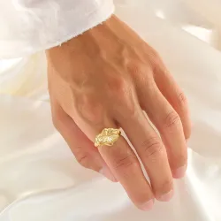 Ring aus vergoldetem Sterlingsilber