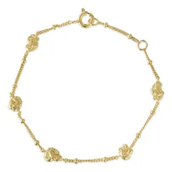 Armband aus vergoldetem Sterlingsilber - Lumé Etched
