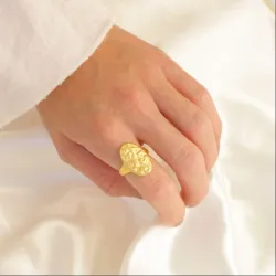 Ring aus vergoldetes Messing - Eliné