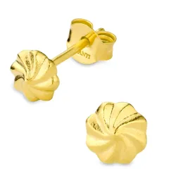 Ohrringe in vergoldetes Messing - Eliné