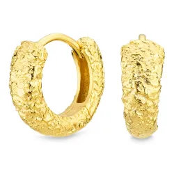 15 mm Kreole in vergoldetes Messing - Eliné