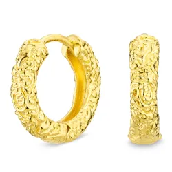 15 mm Kreole in vergoldetes Messing - Eliné