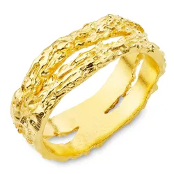 Ring aus vergoldetes Messing - Eliné