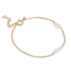 Enamel Sofia Perle Armband in vergoldetem Sterlingsilber