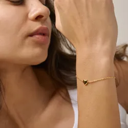 Enamel Amore Armband in vergoldetem Sterlingsilber