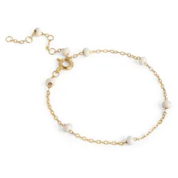 Enamel Lola Bold Daisy Armband in vergoldetem Sterlingsilber farbenen Emaille