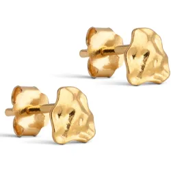 6 mm Enamel Rio Ohrstecker in vergoldetem Sterlingsilber