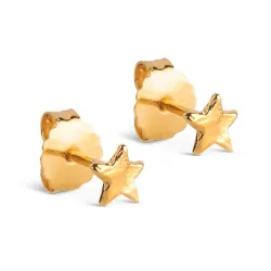 Enamel Star Energy Ohrstecker in vergoldetem Sterlingsilber