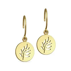 Julie Sandlau Signature Ohrringe in Silber mit 22 Karat Vergoldung