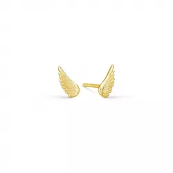 ID Fine Flügel Ohrringe in vergoldetem Sterlingsilber