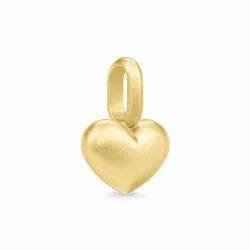 Julie Sandlau Herz Anhänger in Silber mit 22 Karat Vergoldung