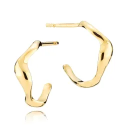 15 mm Izabel Camille Nori Kreole in vergoldetem Sterlingsilber