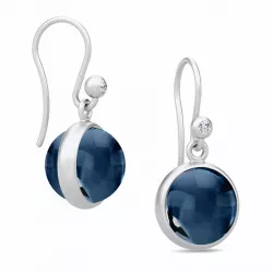 Julie Sandlau Prime blauem Saphir Ohrringe in Silber