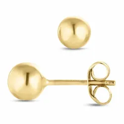 Kollektionsmuster Kugel Ohrringe in 9 Karat Gold - Gold Collection