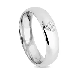 Kollektionsmuster Zirkon Ring aus Silber